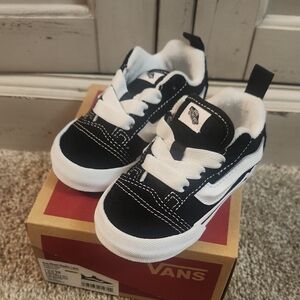 Vans Kids Knu Skool Elastic Lace Sneaker Sz 5c